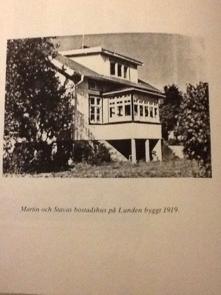 Martin Och Stavas Bostadshus På Lunden Byggt 1919