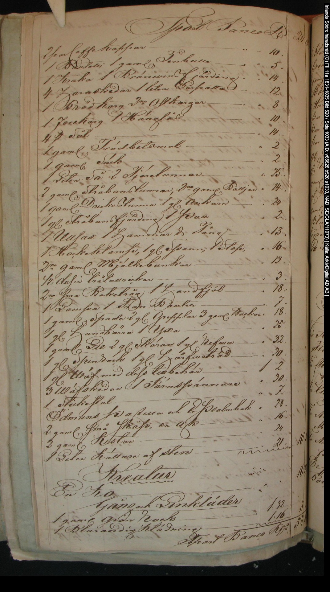 Inlands-Södre-häradsrätt-O-FII-11a-1831-1835-Bild-520-Sida-1033