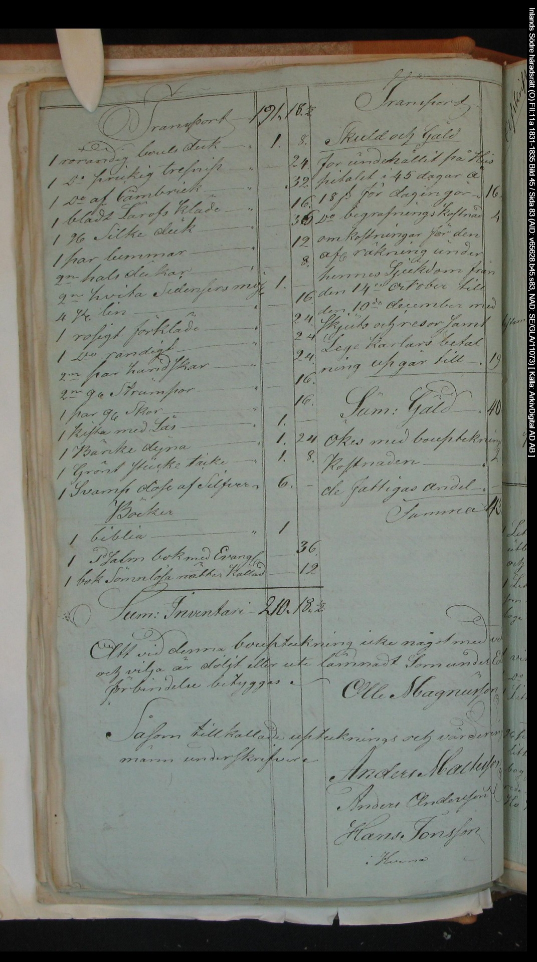 Inlands-Södre-häradsrätt-O-FII-11a-1831-1835-Bild-45-Sida-83