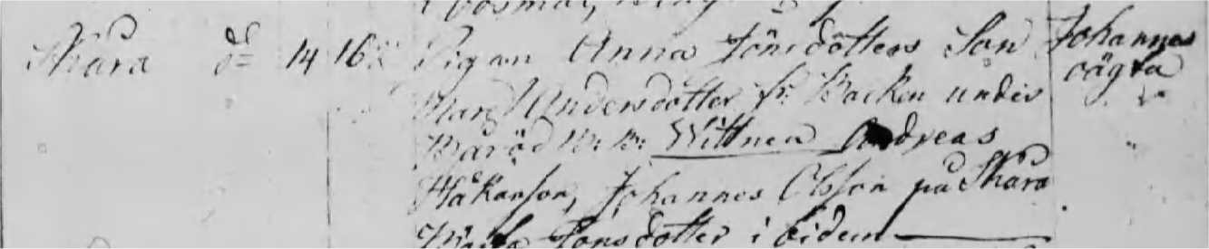 Födelseboken Solberga 1819