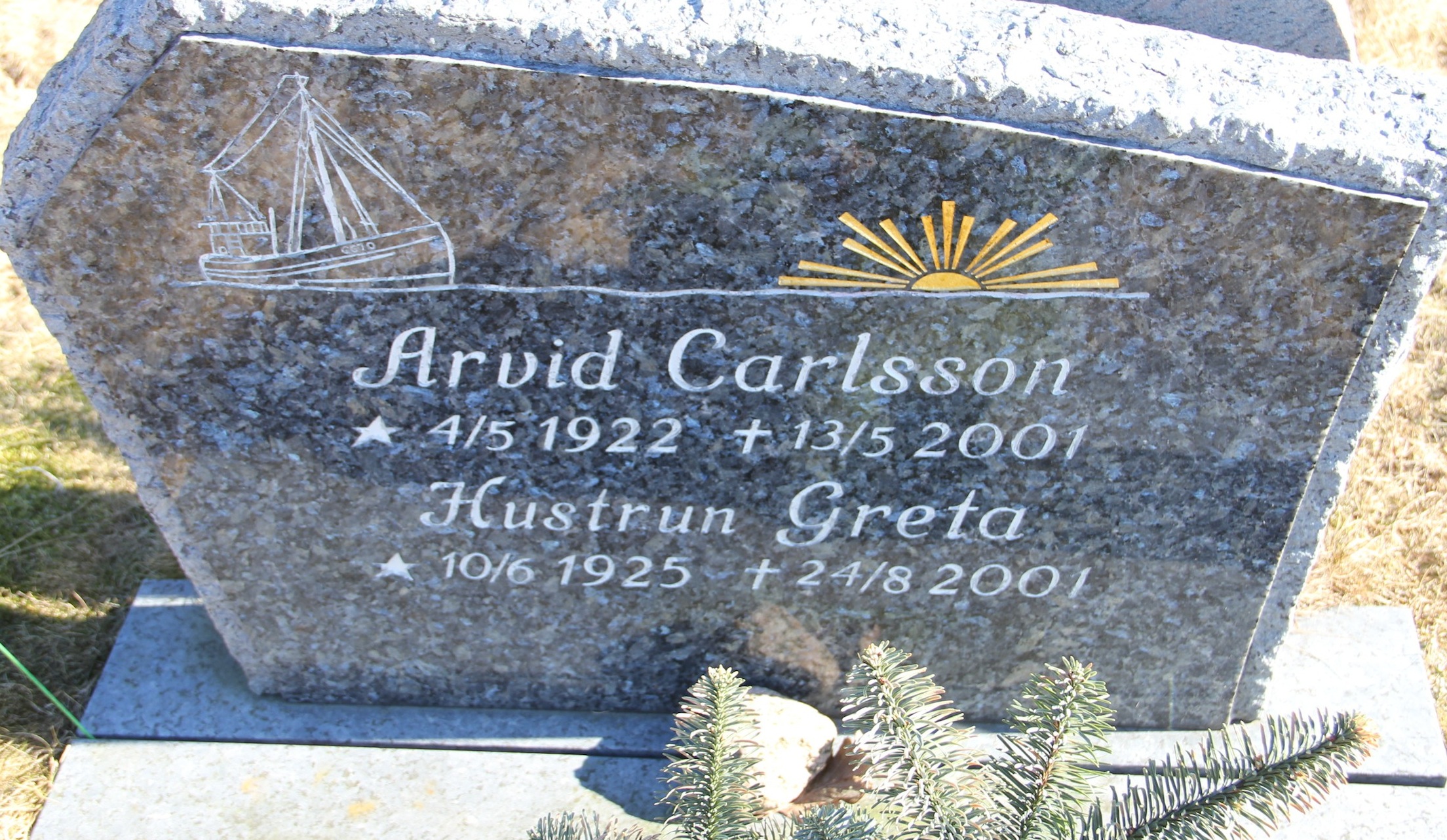 Grav A055 Hönö Kyrkogård