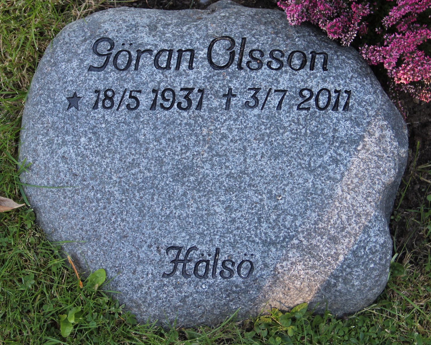 Grav J062 Öckerö Kyrkogård