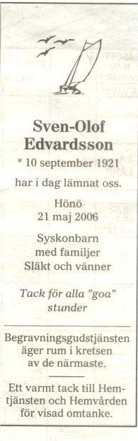 Sven Olof Edvardsson