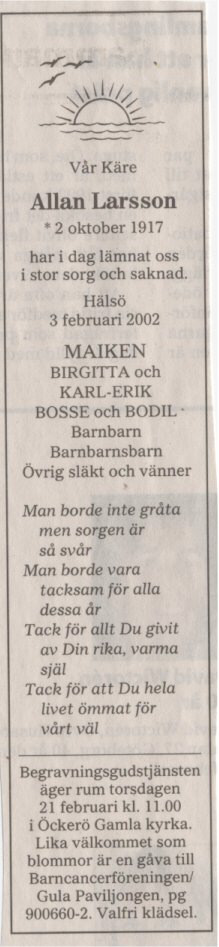 Allan Lars Peter Larsson