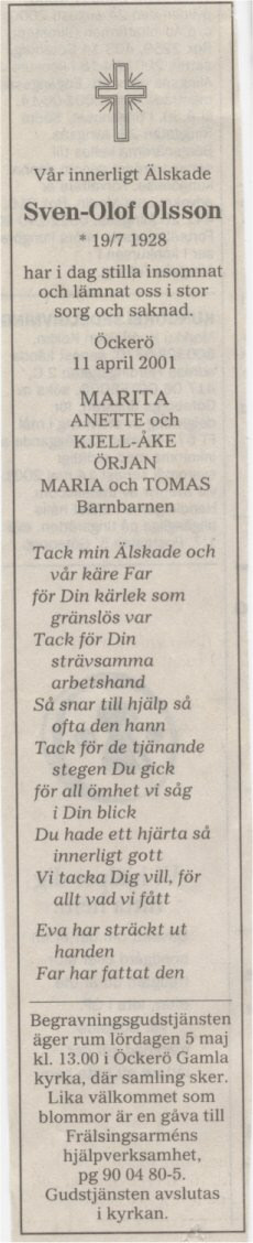 Sven-Olof Bertil Olsson