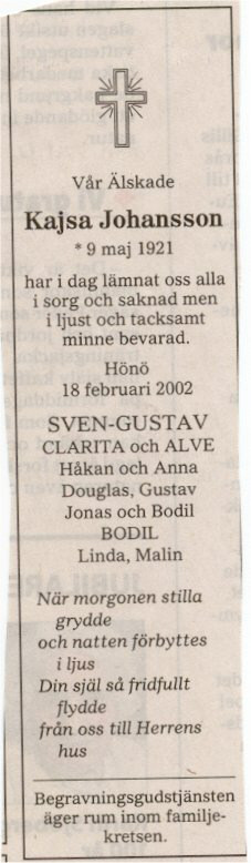 Kajsa Dorotea Knutsson