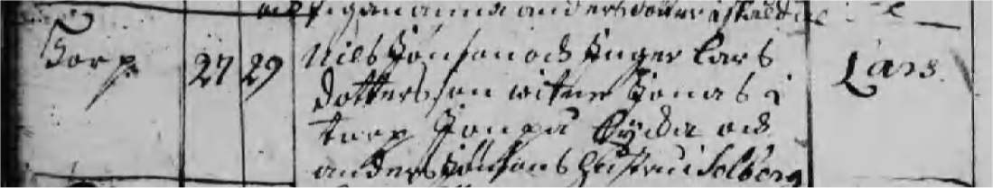 Födelsebok Solberga 1776