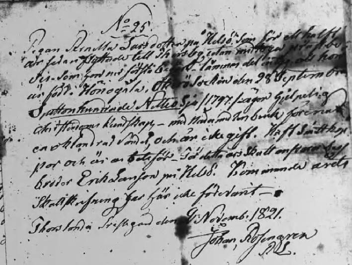 Inflyttning Torsby 1819-1824