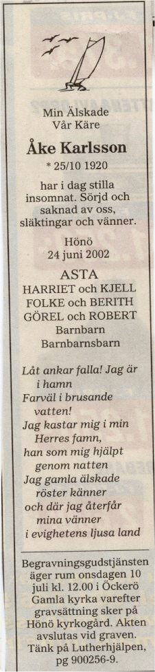 Åke Sigfrid Karlsson