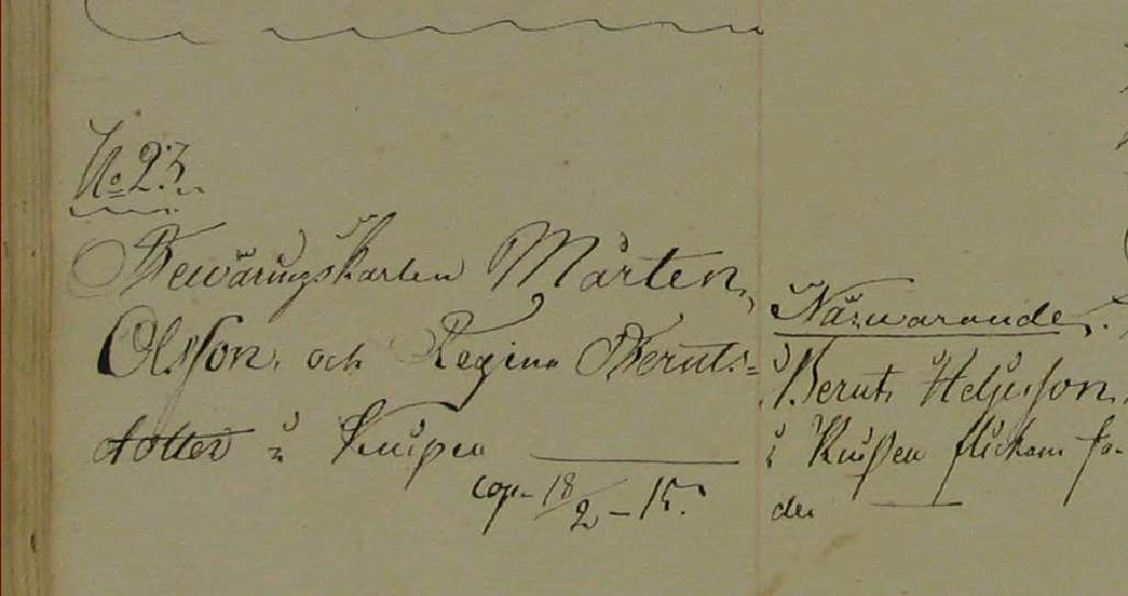 Inflyttade 1815