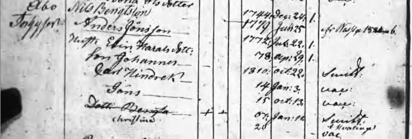 Husförhör 1819