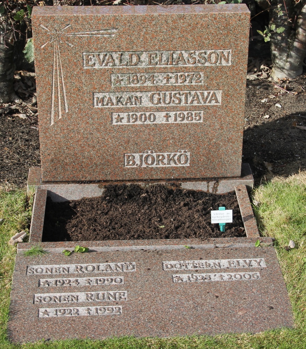 Grav VM041 Öckerö Kyrkogård