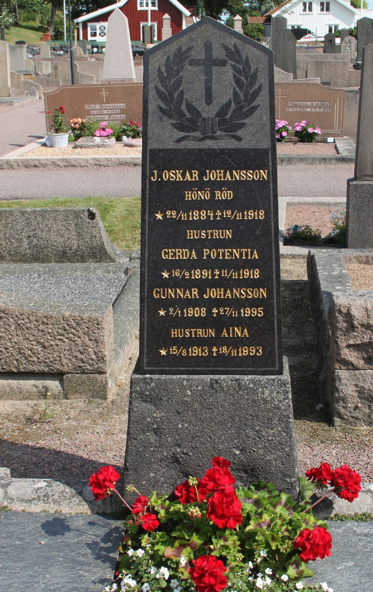 Grav E066 Öckerö Kyrkogård