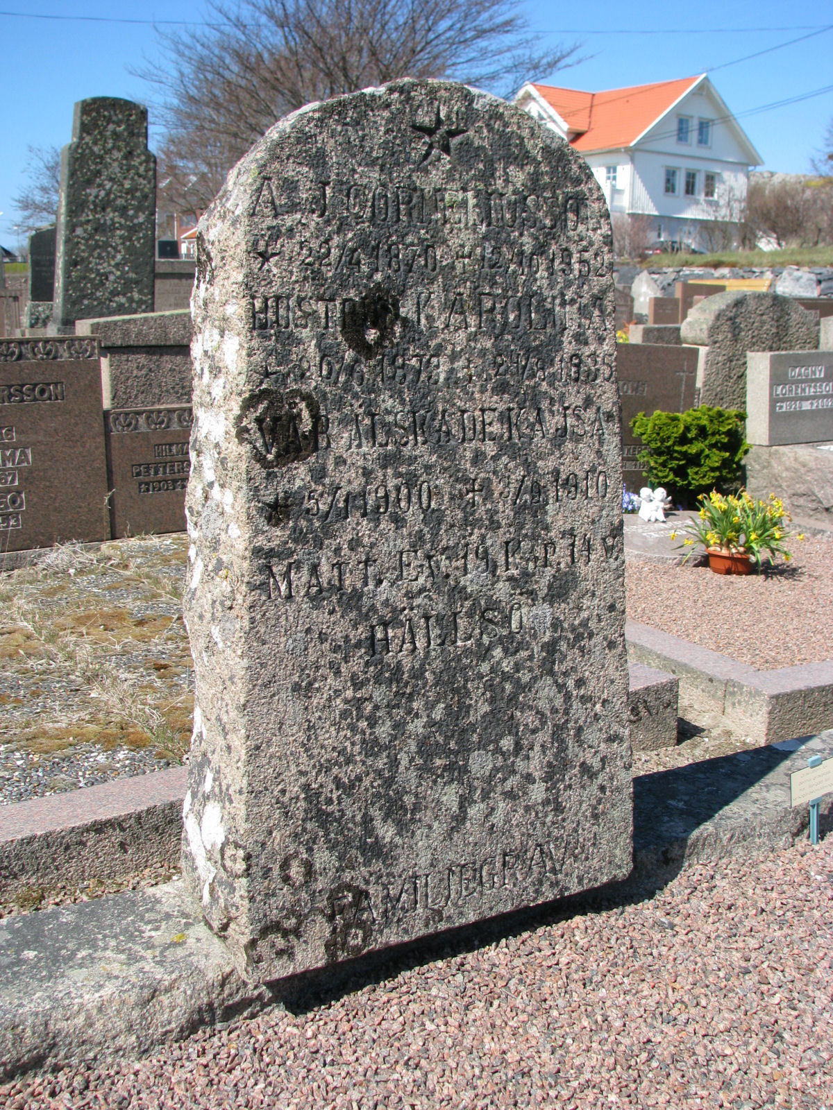 Grav C023 Öckerö Kyrkogård