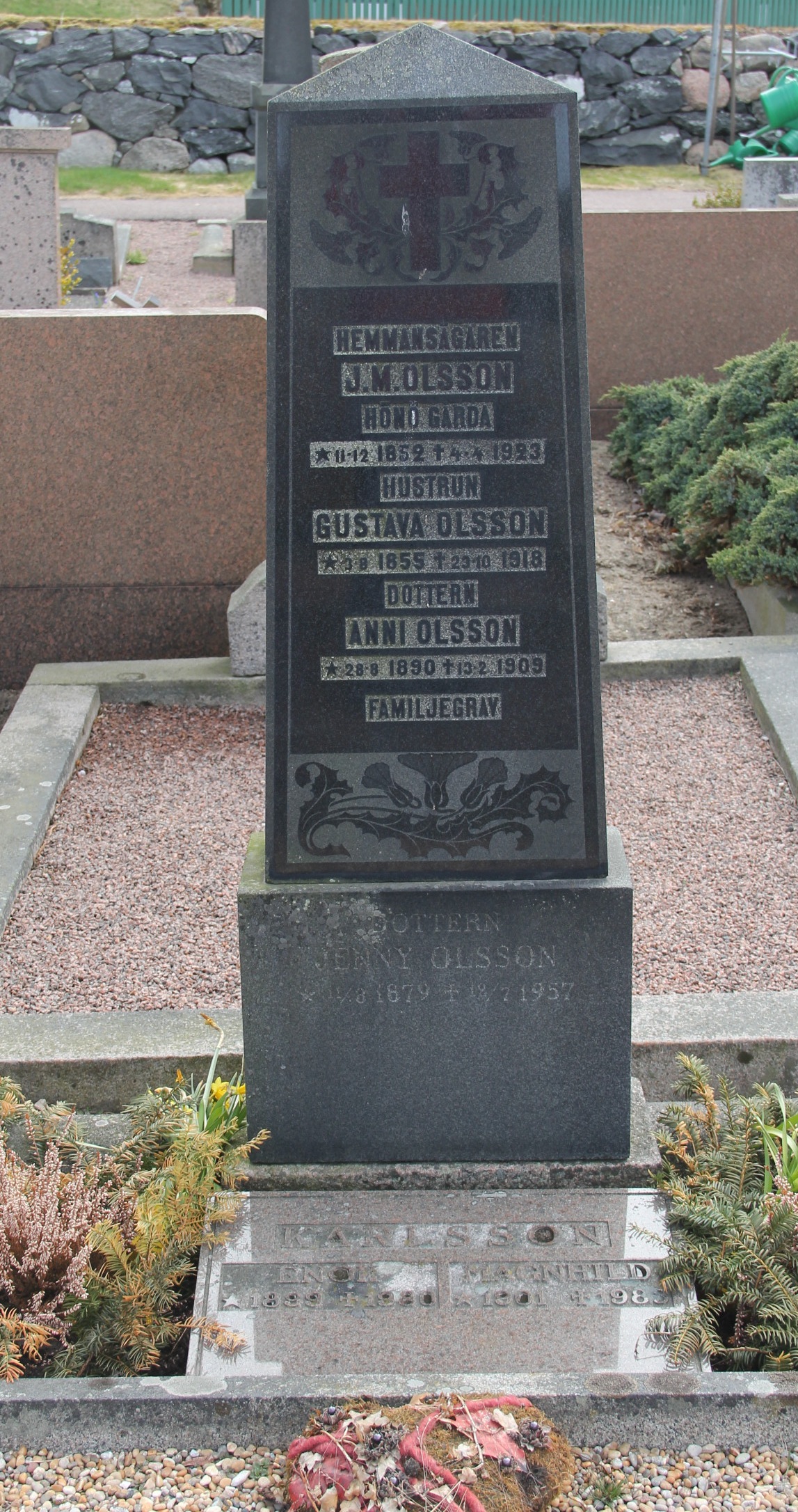 Grav C058 Öckerö Kyrkogård