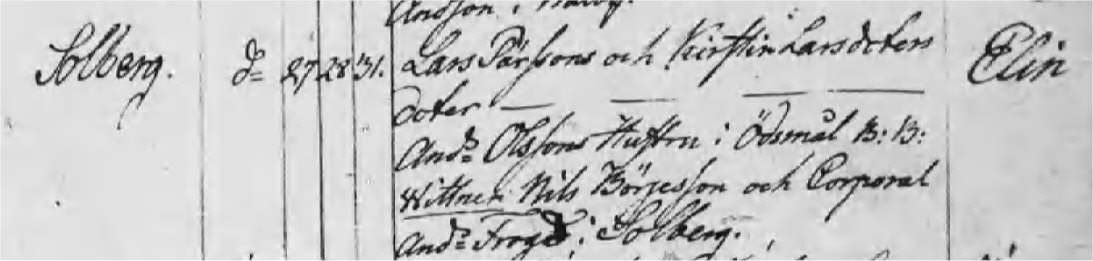 DopBok Solberga 1798