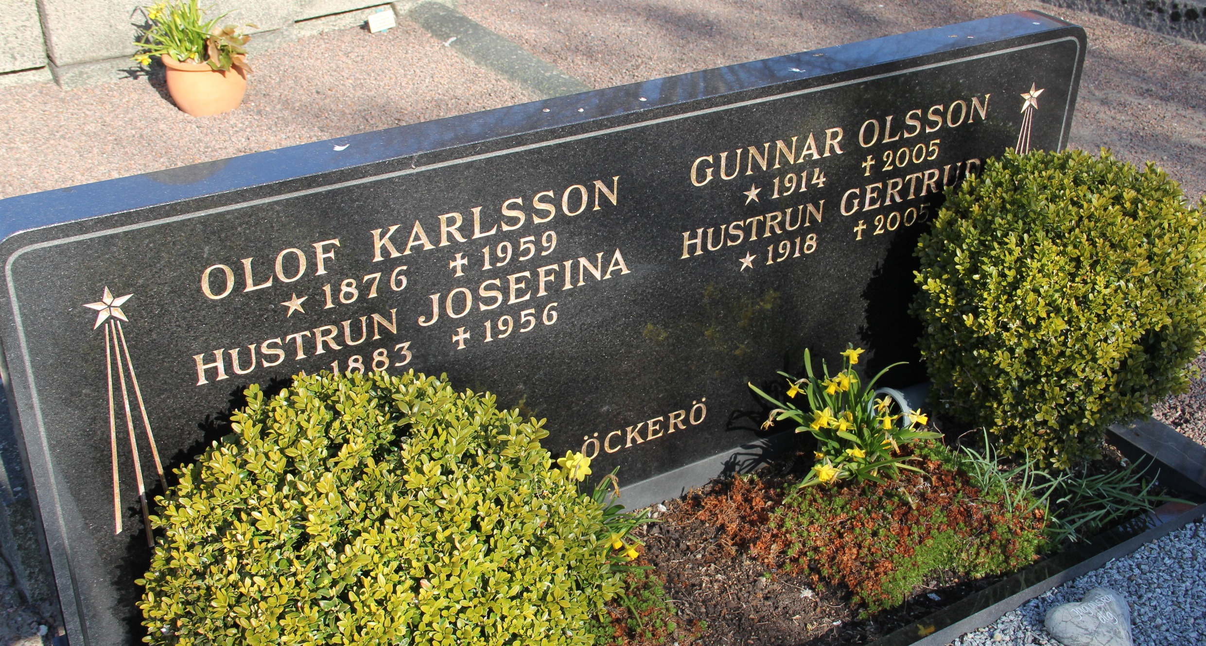 Grav D013 Öckerö Kyrkogård