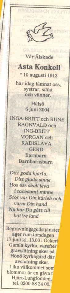 Asta Karolina Gustava Petersson
