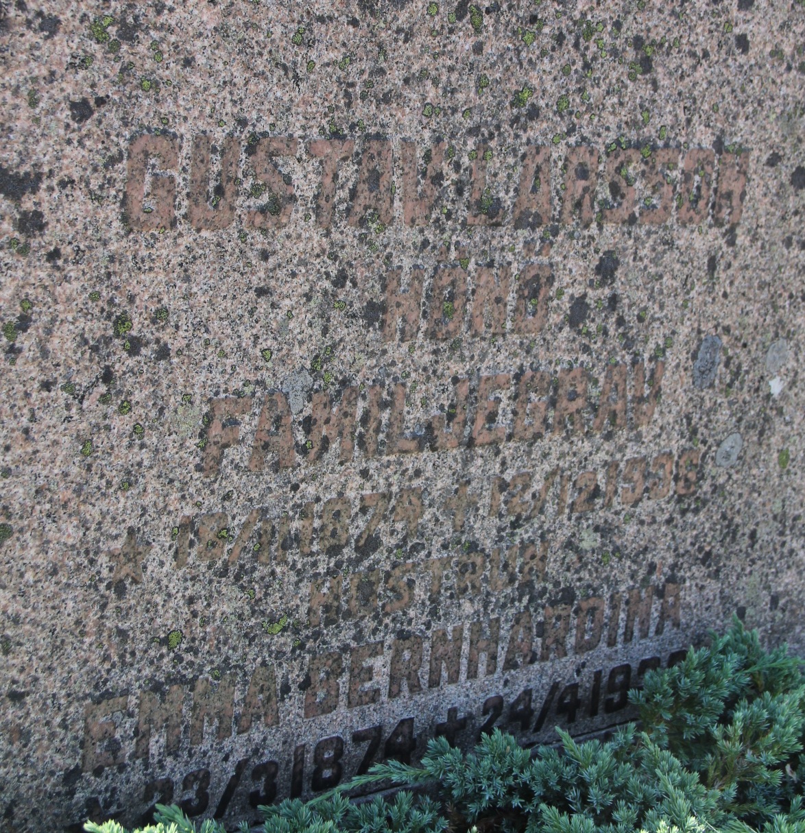 Grav E161 Öckerö Kyrkogård
