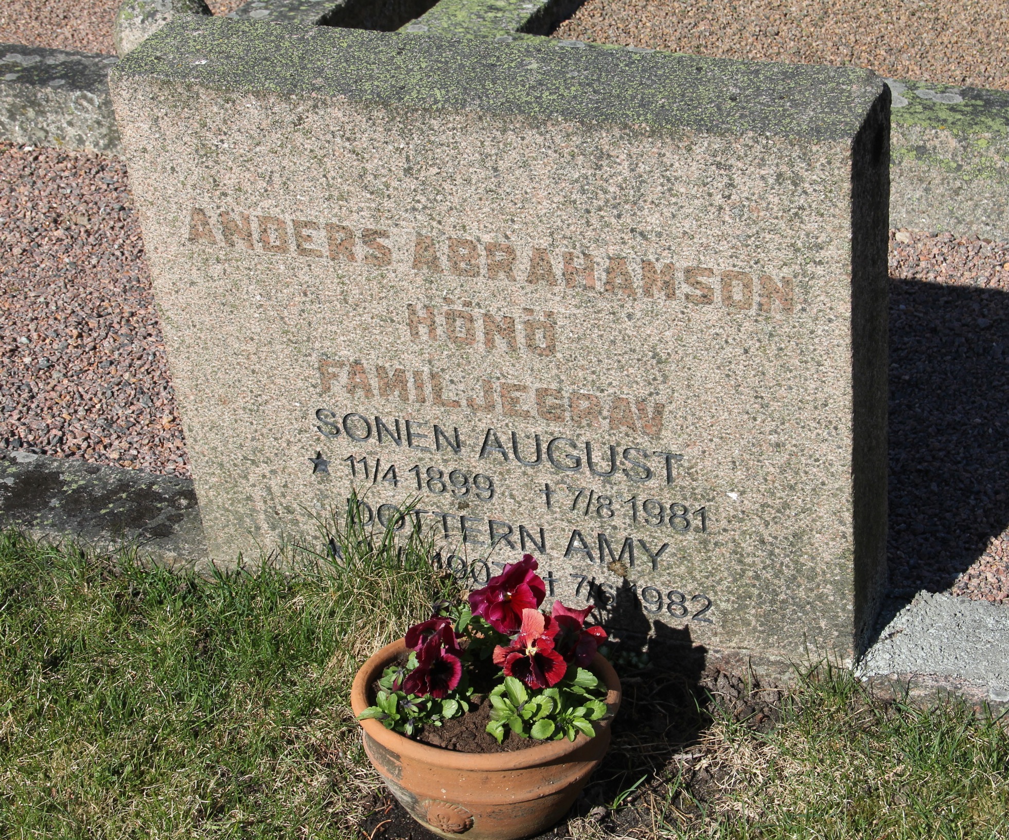 Grav D100 Öckerö Kyrkogård