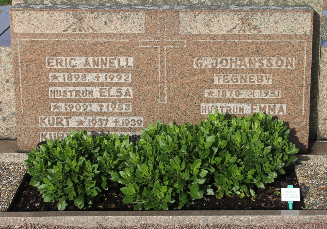 Grav G139 Öckerö Kyrkogård