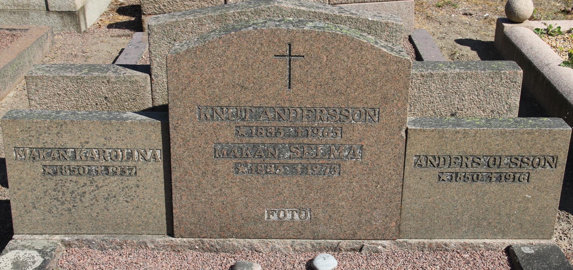 Grav E218 Öckerö Kyrkogård