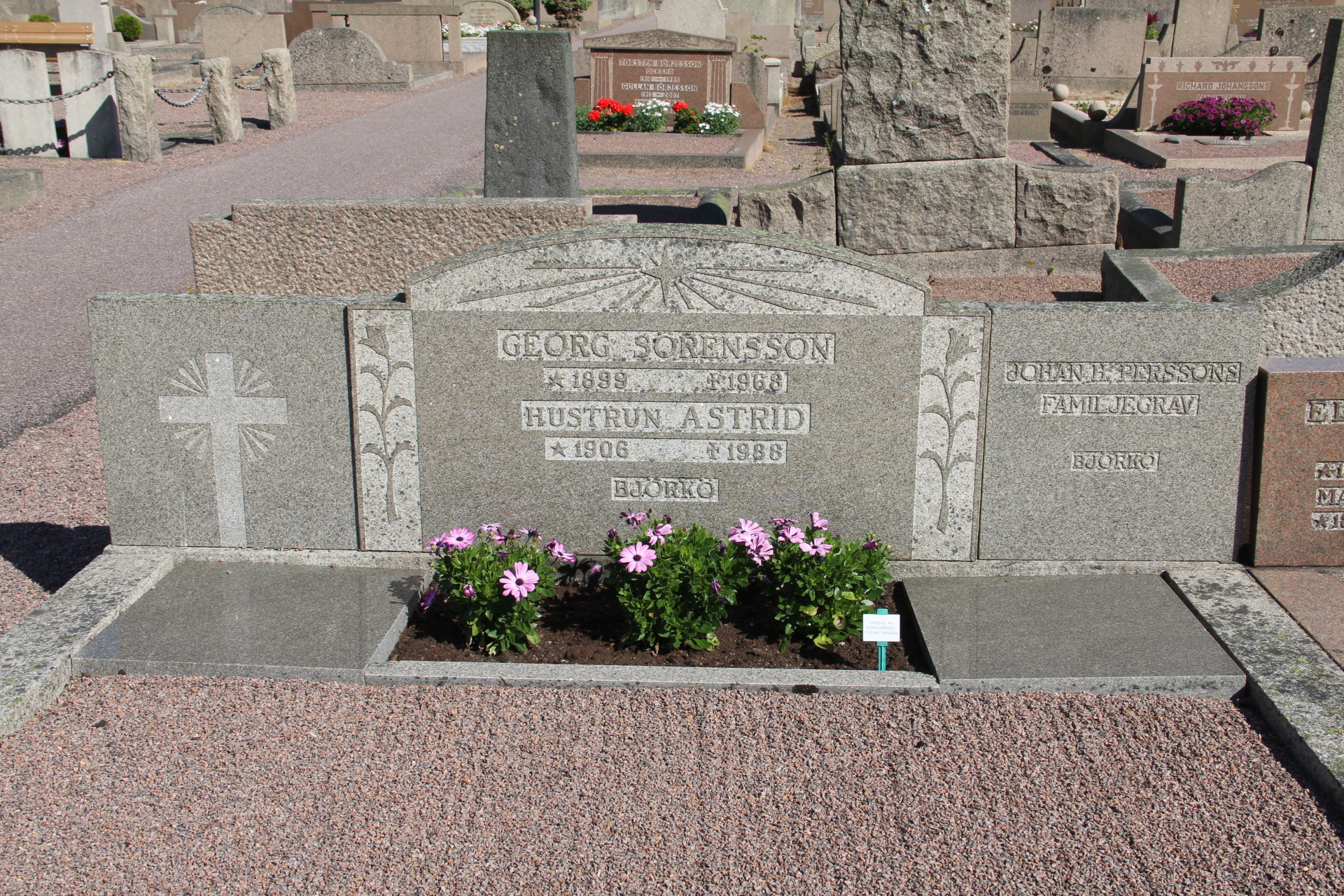 Grav F015 Öckerö Kyrkogård