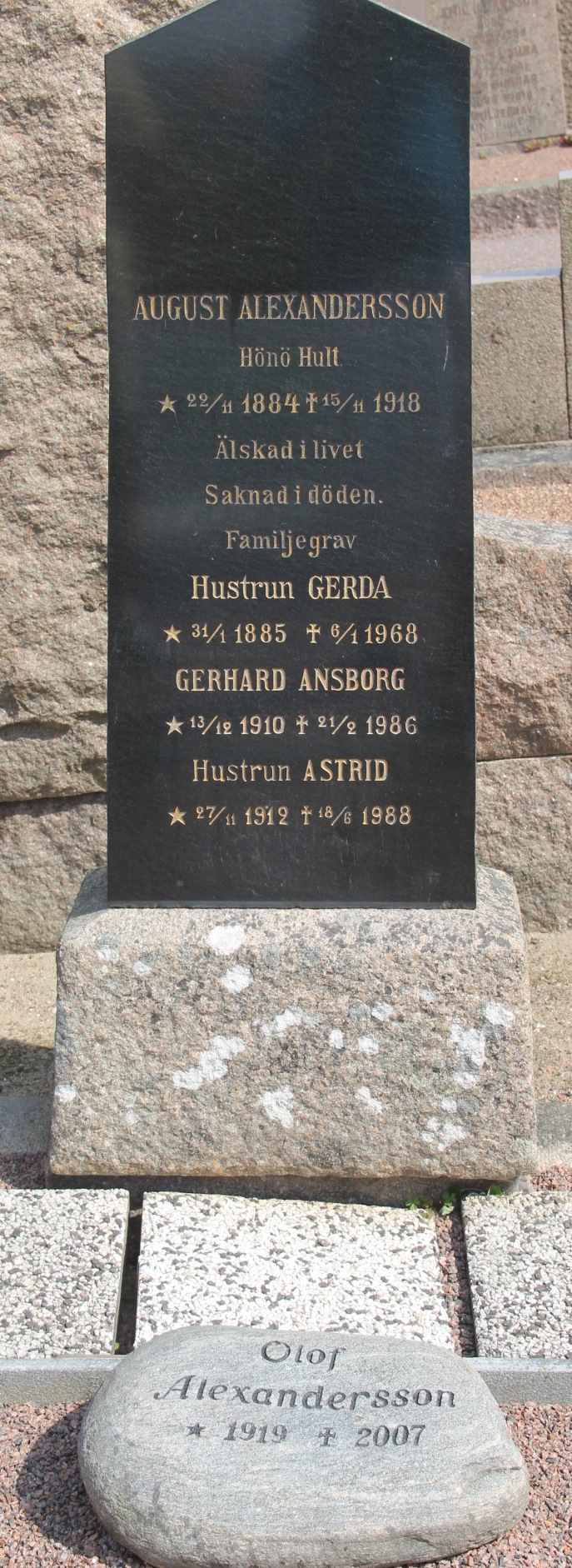 Grav E065 Öckerö Kyrkogård