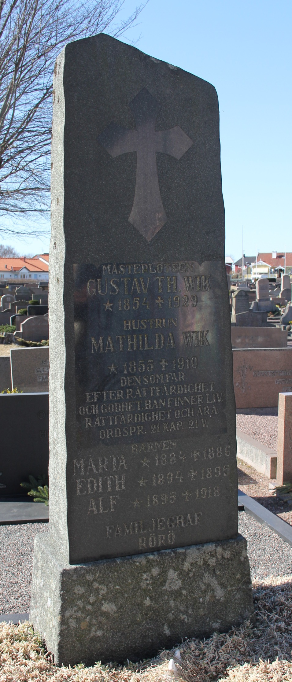 Grav A131 Öckerö Kyrkogård