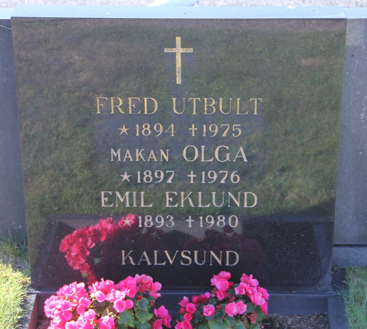 Grav G123 Öckerö Kyrkogård