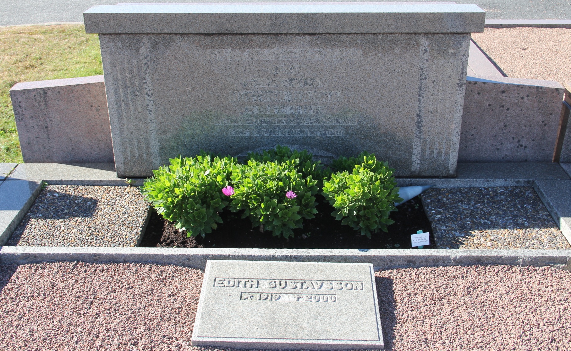 Grav F164 Öckerö Kyrkogård
