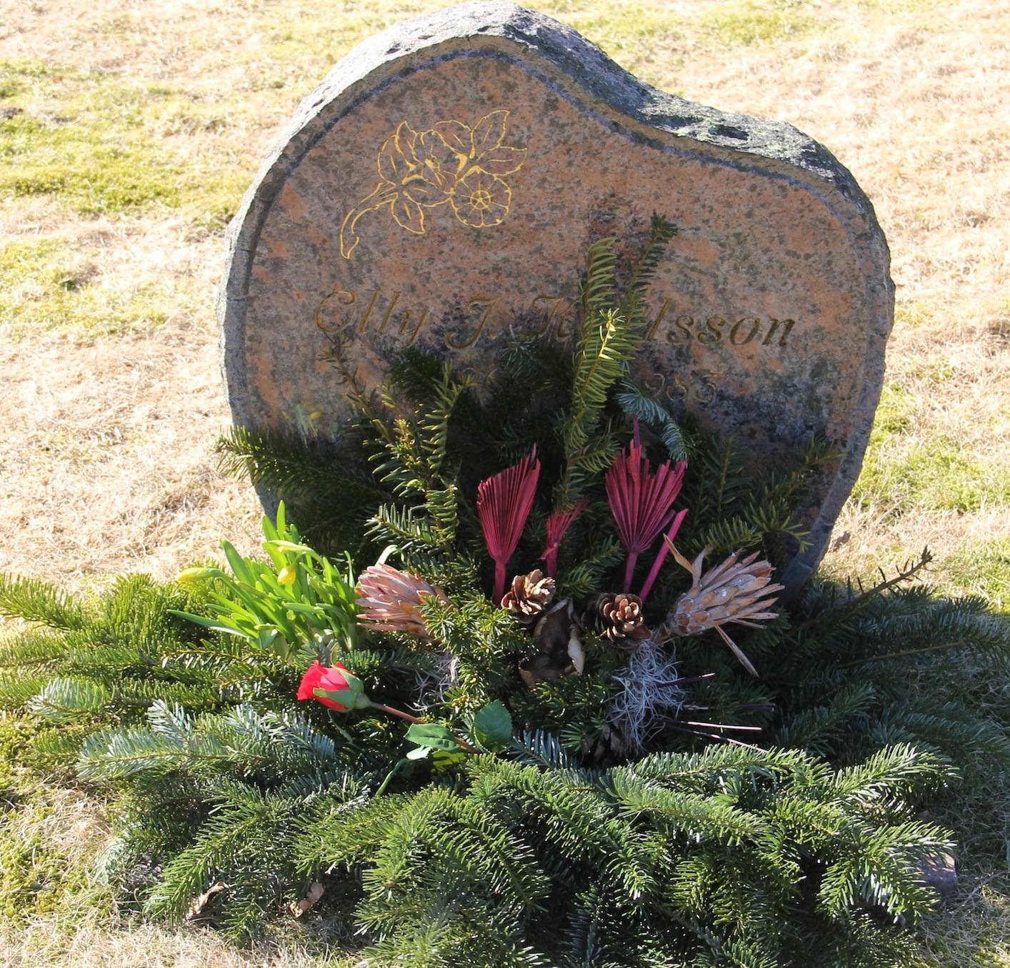 Grav D027 Hönö Kyrkogård