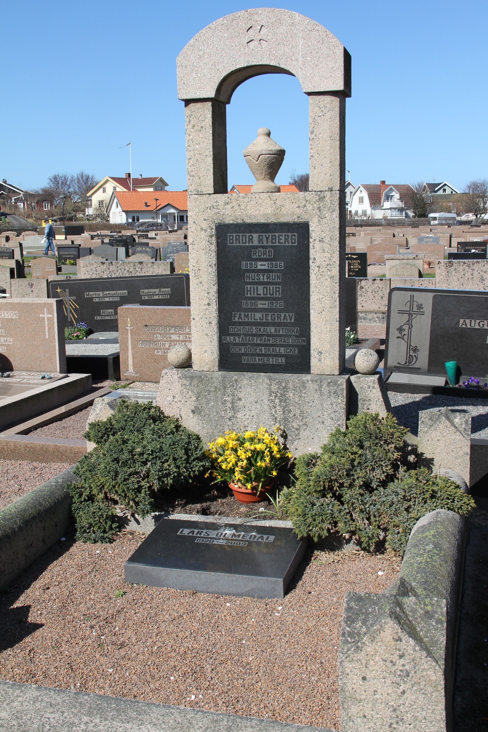 Grav D195 Öckerö Kyrkogård