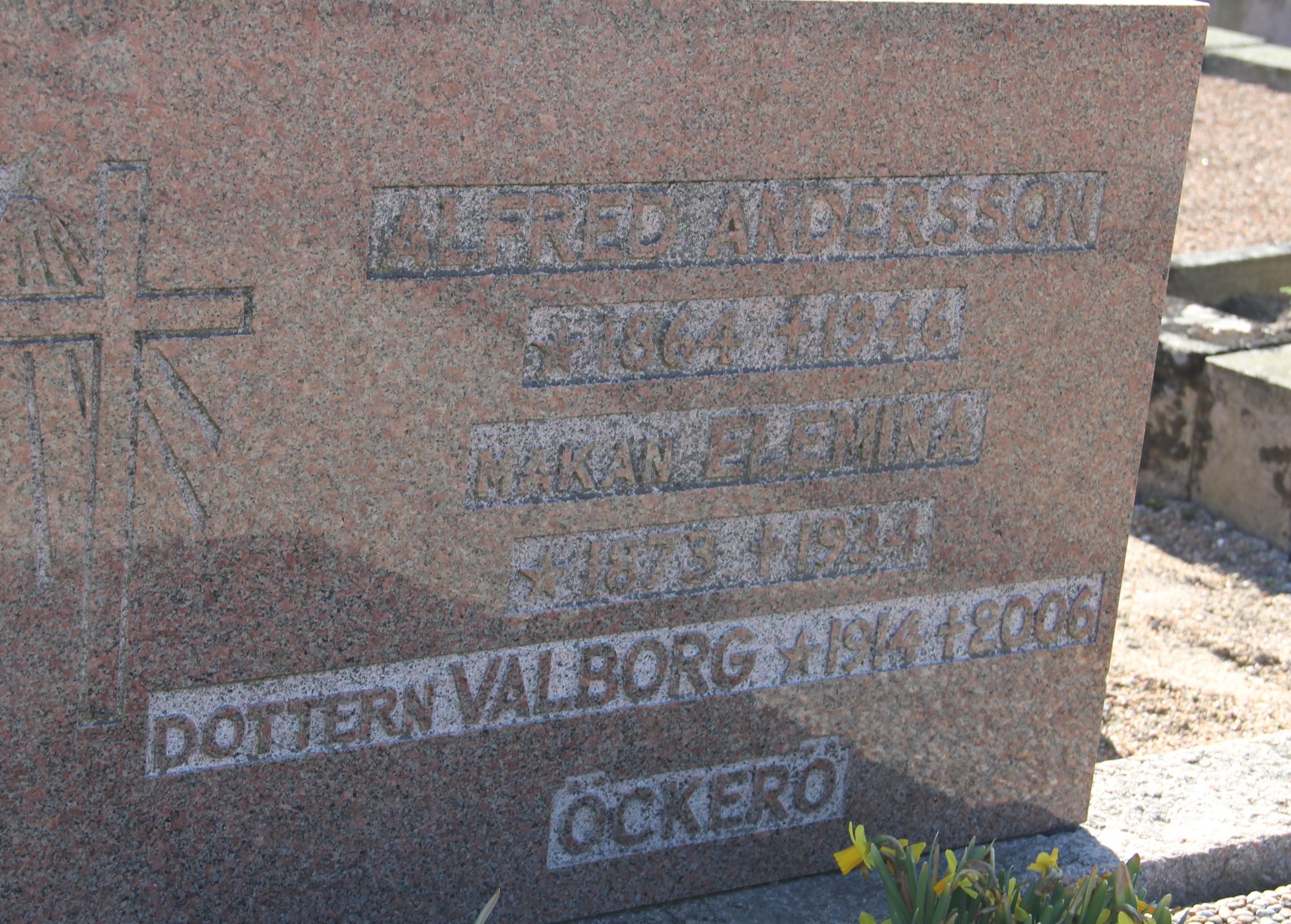 Grav D122 Öckerö Kyrkogård