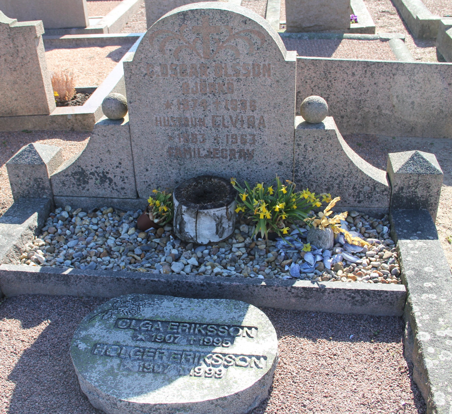 Grav D076 Öckerö Kyrkogård