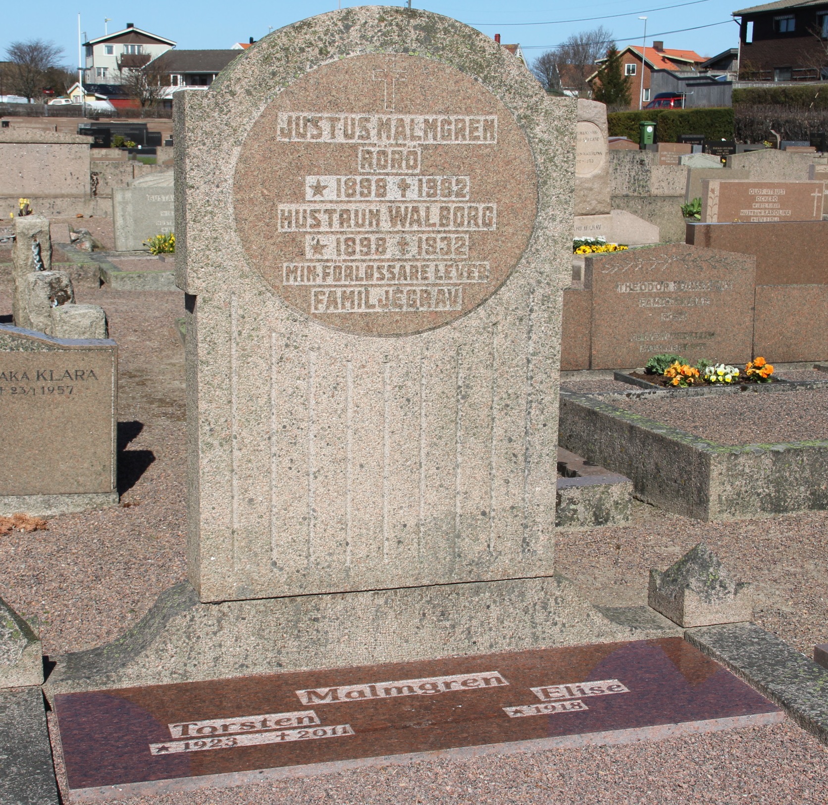 Grav D142 Öckerö Kyrkogård
