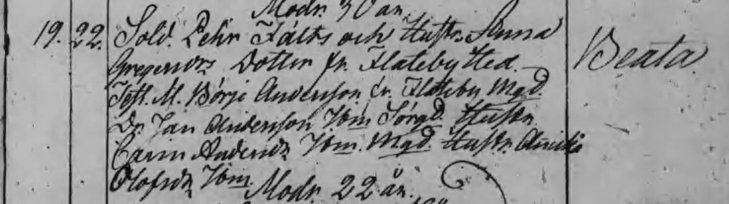 Dopboken 1813 Harestad