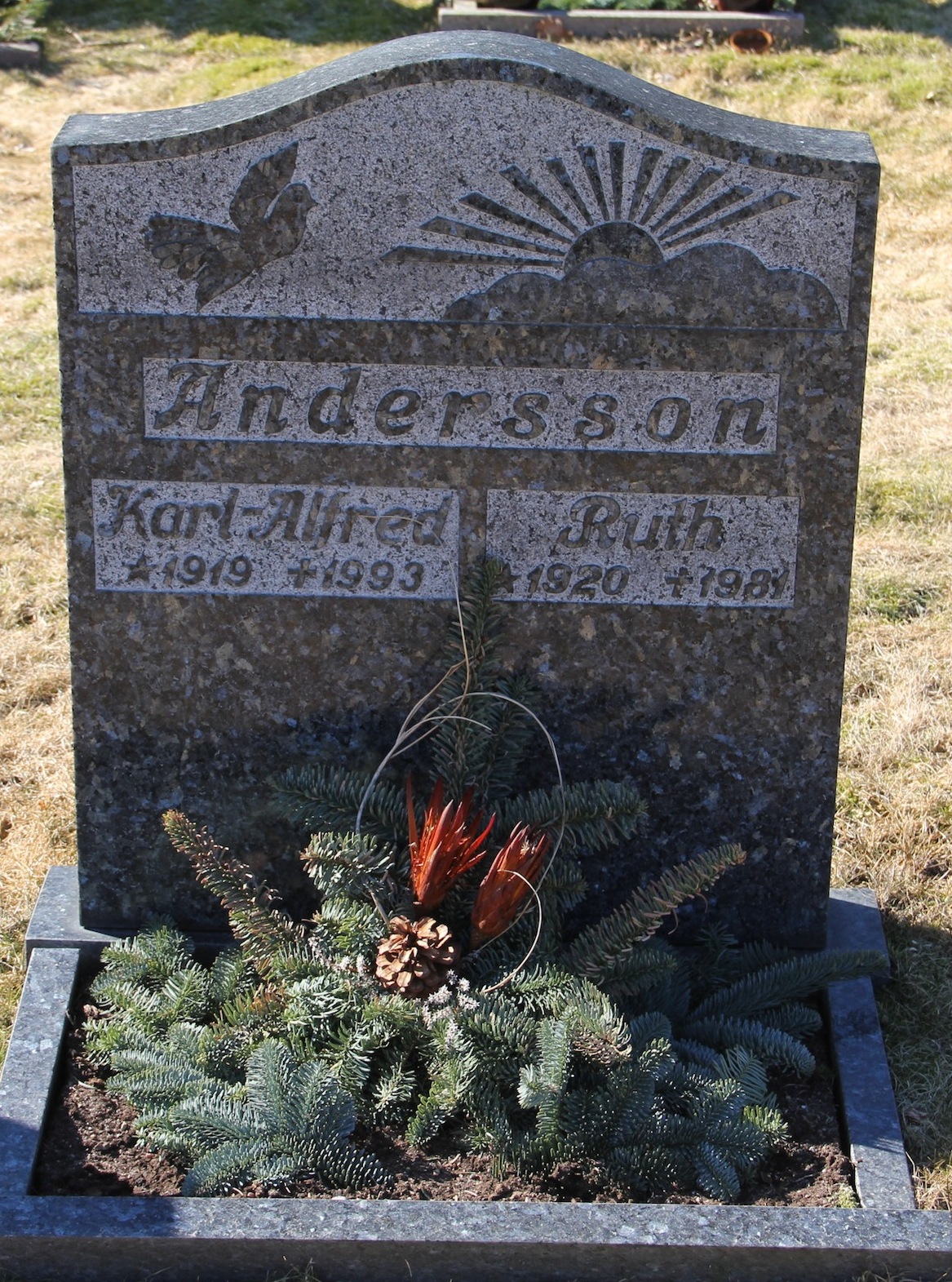 Grav D016 Hönö Kyrkogård