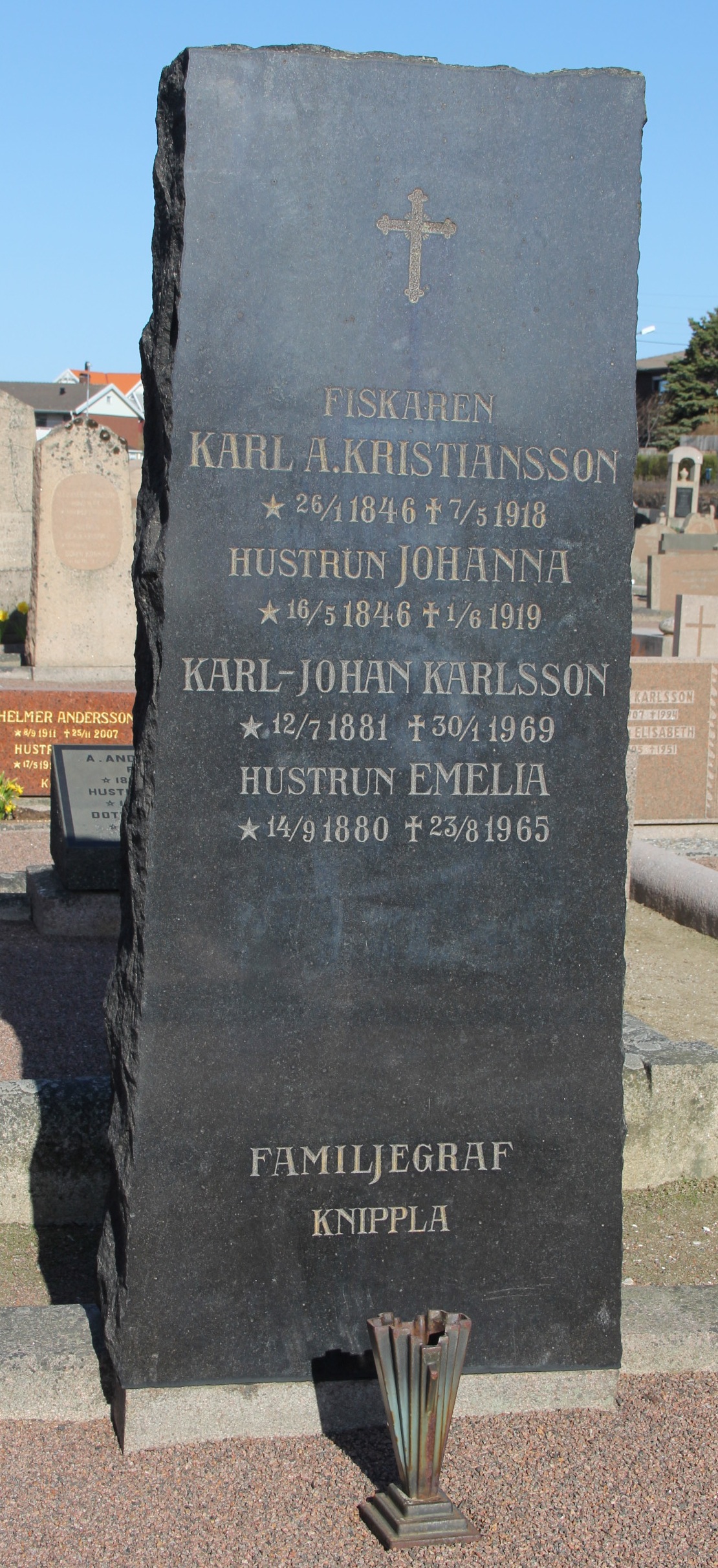 Grav D003 Öckerö Kyrkogård
