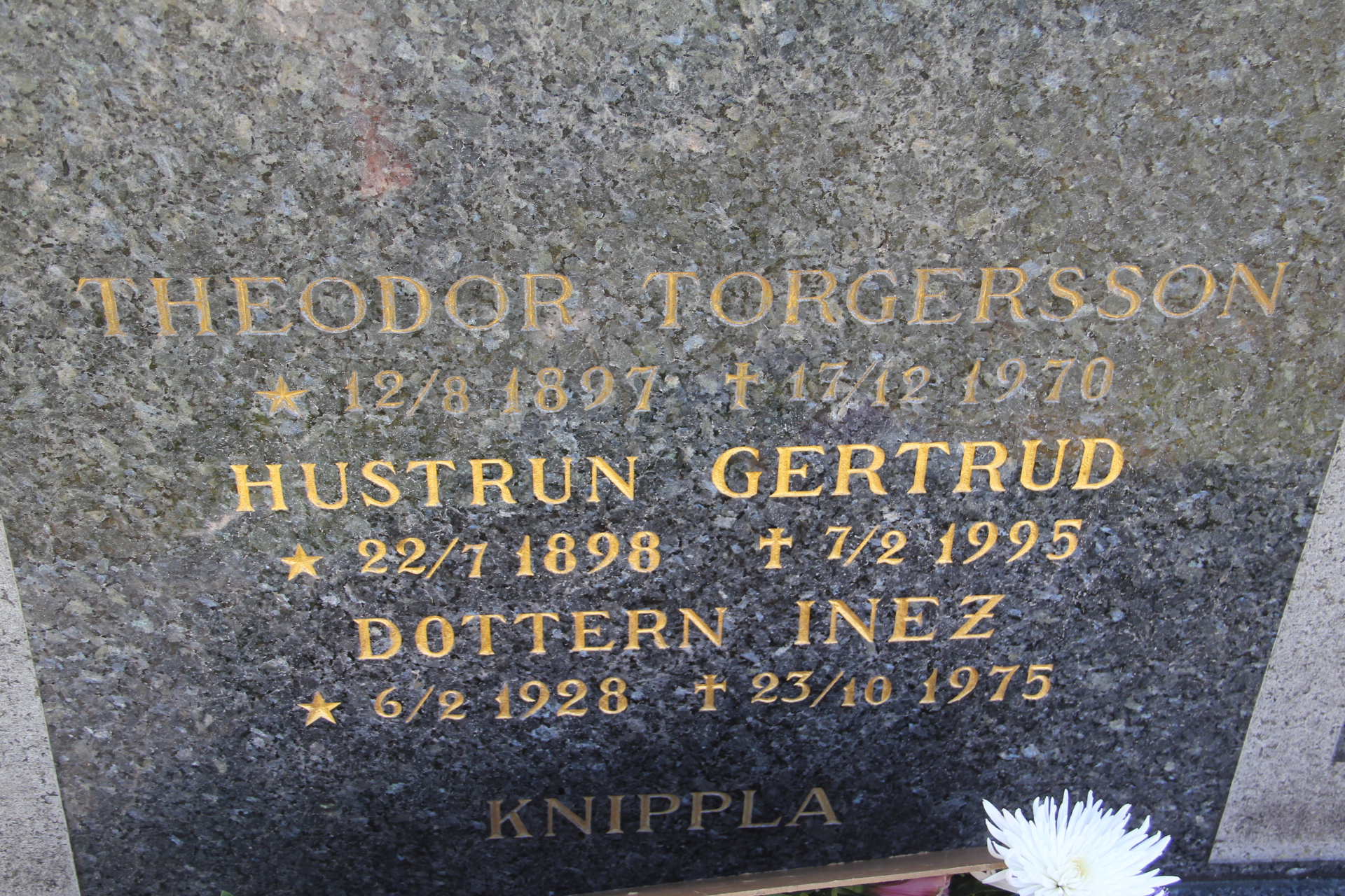 Grav F021 Öckerö Kyrkogård