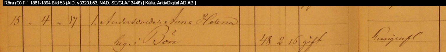 Döda 1890 Röra F:1 bild 53