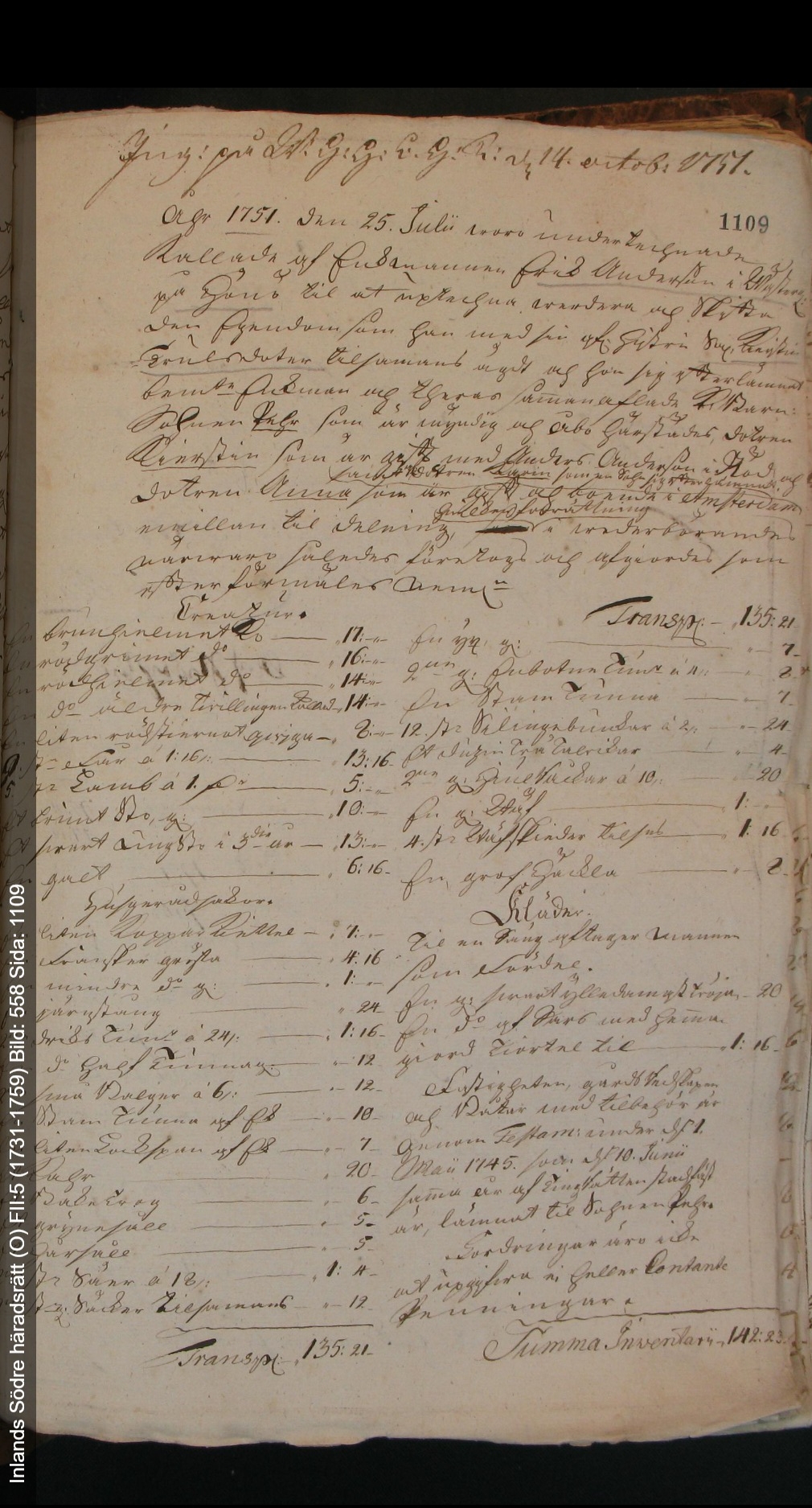 Inlands-Södre-häradsrätt-O-FII-5-1731-1759-Bild-558-Sida-1109
