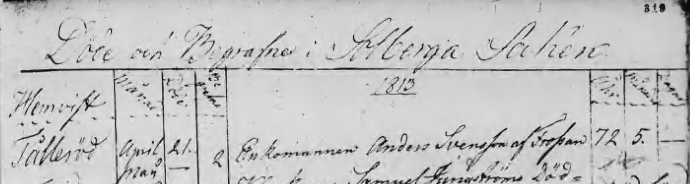 Döda 1813