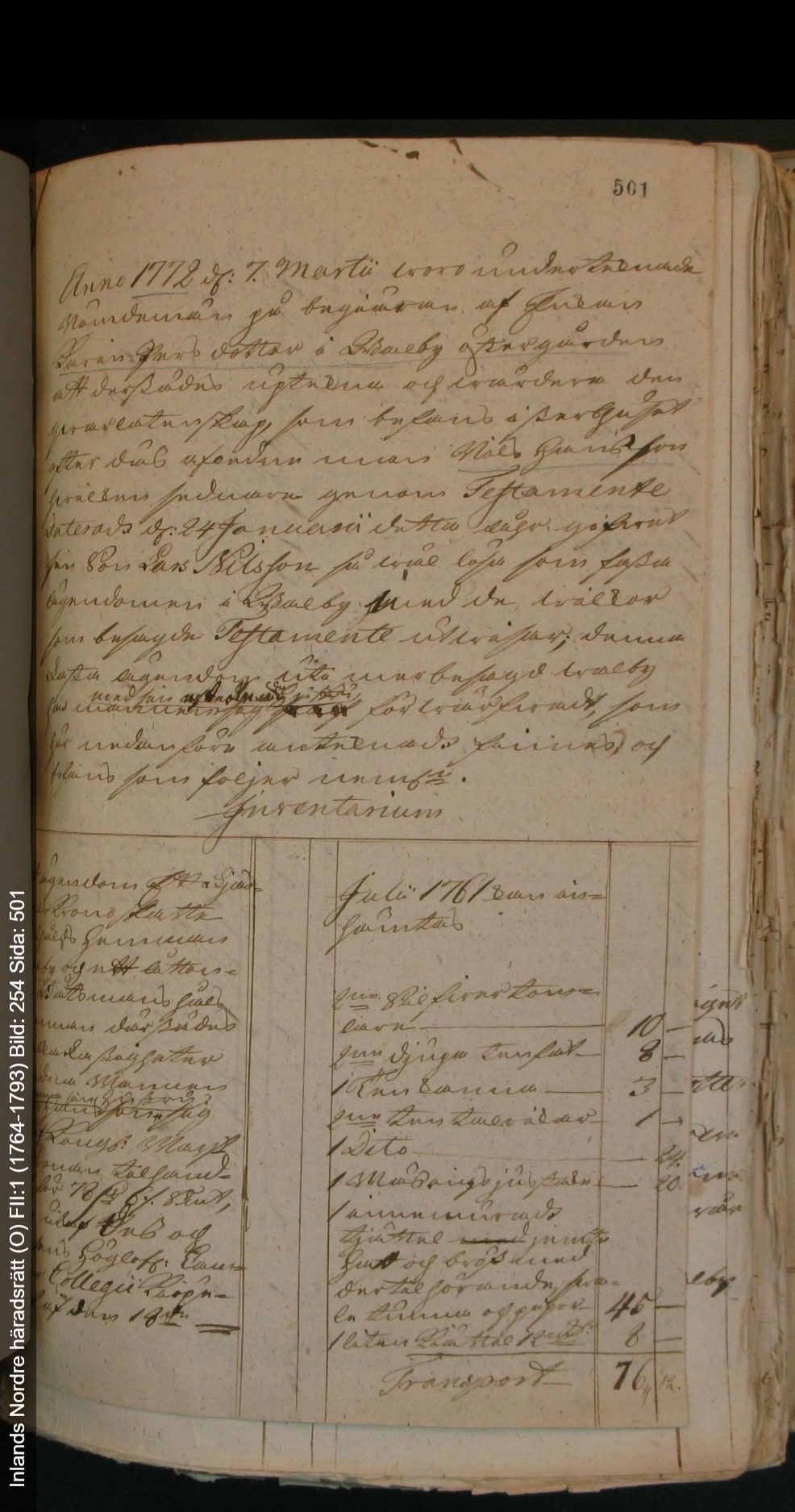 Inlands-Nordre-häradsrätt-O-FII-1-1764-1793-Bild-254-Sida-501