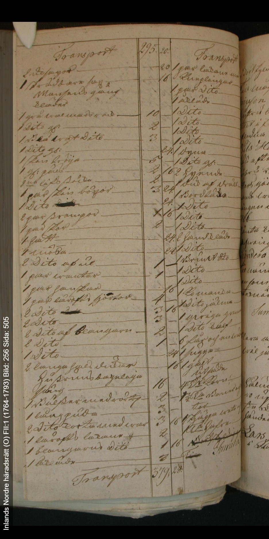 Inlands-Nordre-häradsrätt-O-FII-1-1764-1793-Bild-256-Sida-505