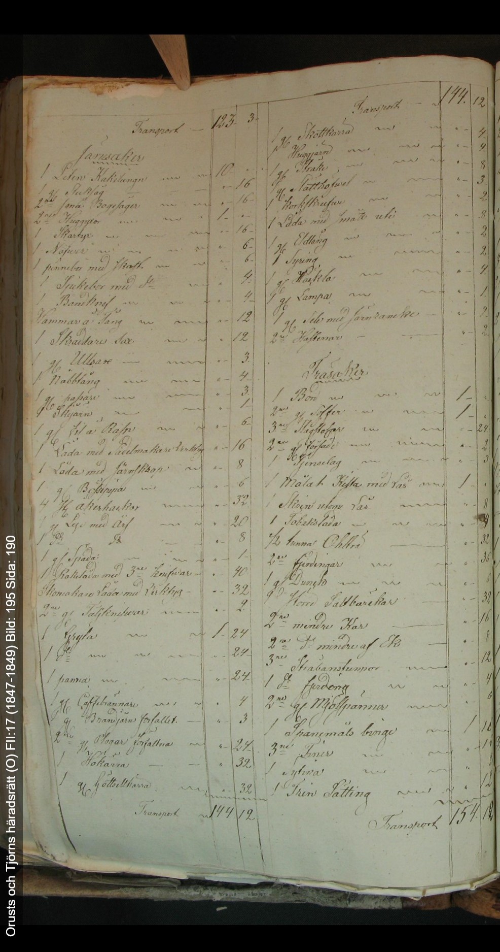 Orusts-och-Tjörns-häradsrätt-O-FII-17-1847-1849-Bild-195-Sida-190