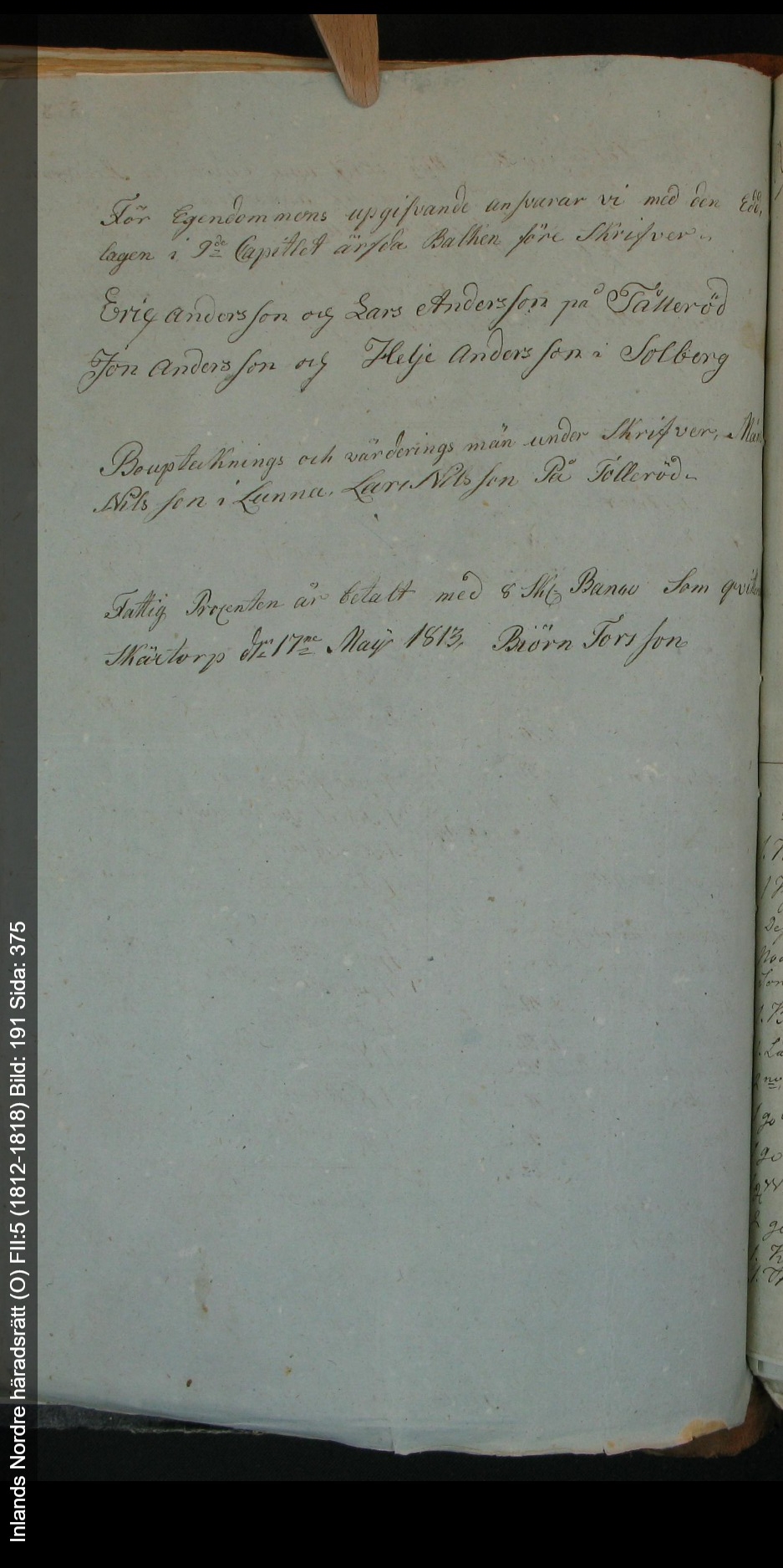 Inlands-Nordre-häradsrätt-O-FII-5-1812-1818-Bild-191-Sida-375