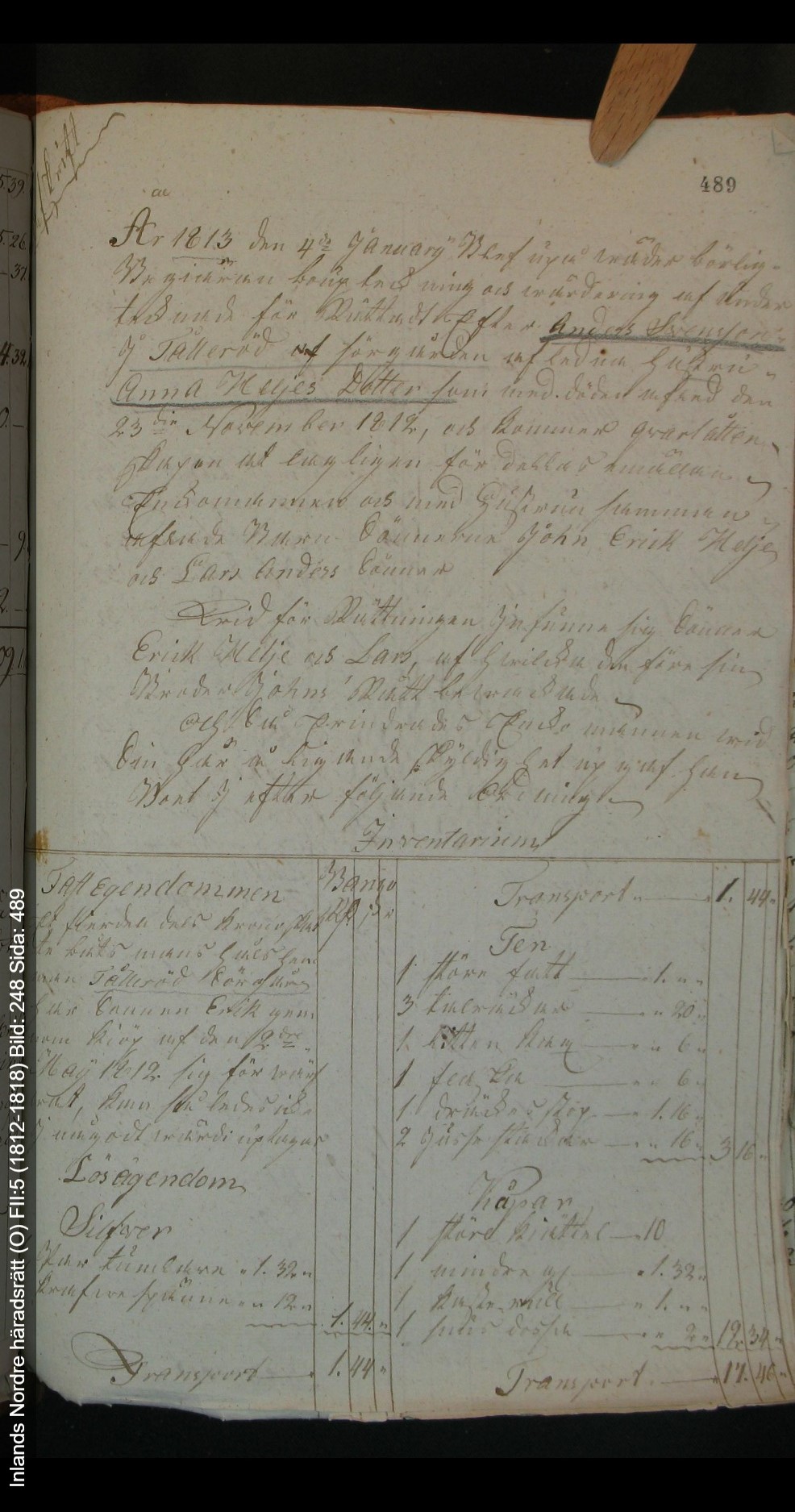 Inlands-Nordre-häradsrätt-O-FII-5-1812-1818-Bild-248-Sida-489