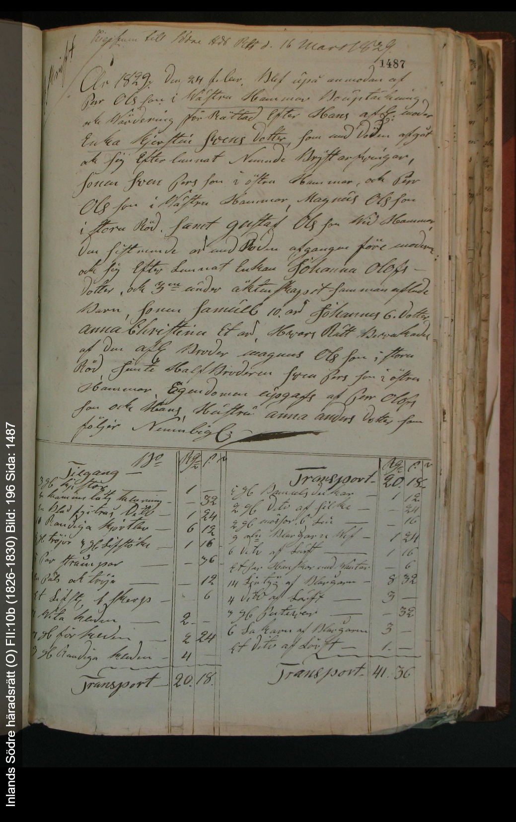 Inlands-Södre-häradsrätt-O-FII-10b-1826-1830-Bild-196-Sida-1487