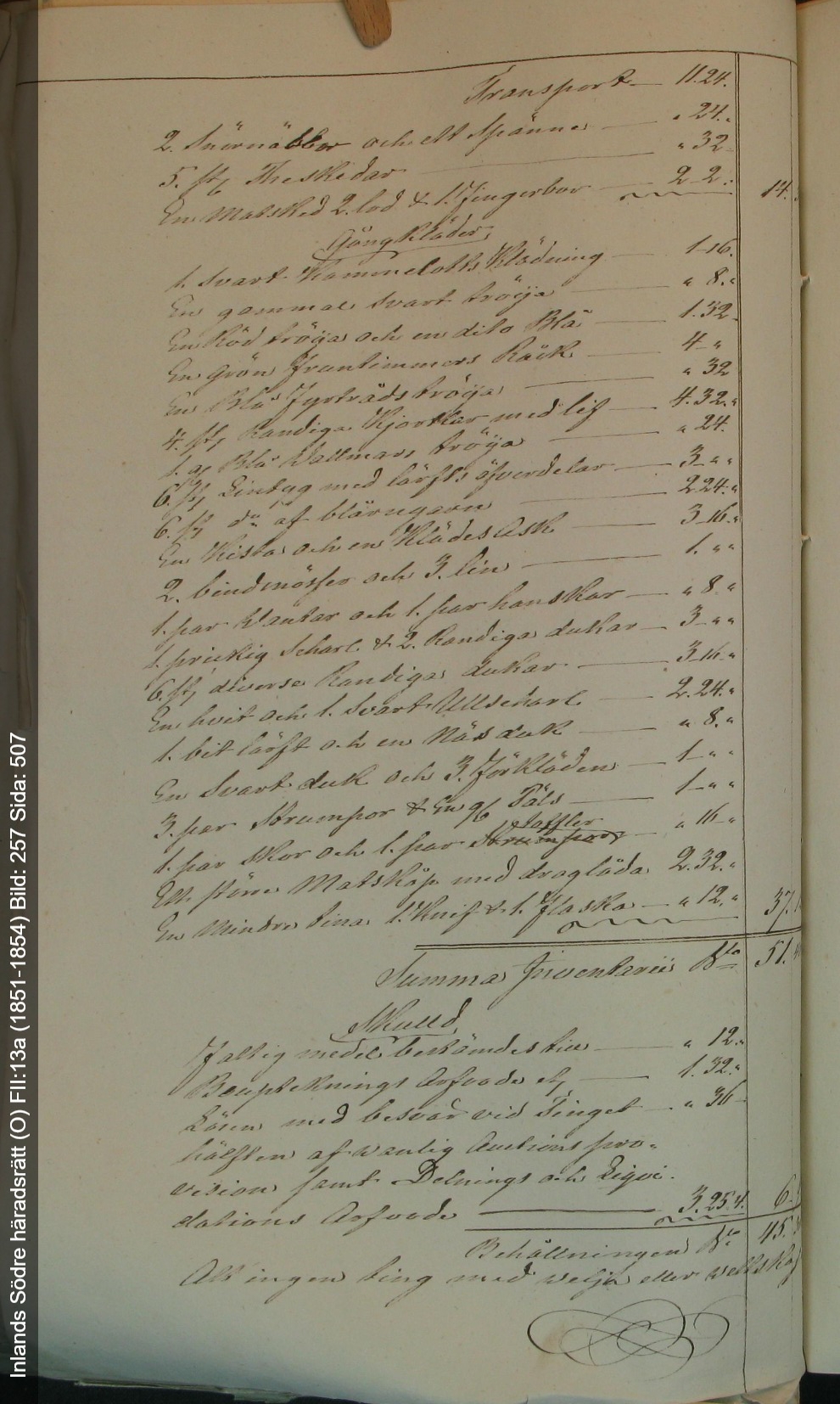 Inlands-Södre-häradsrätt-O-FII-13a-1851-1854-Bild-257-Sida-507